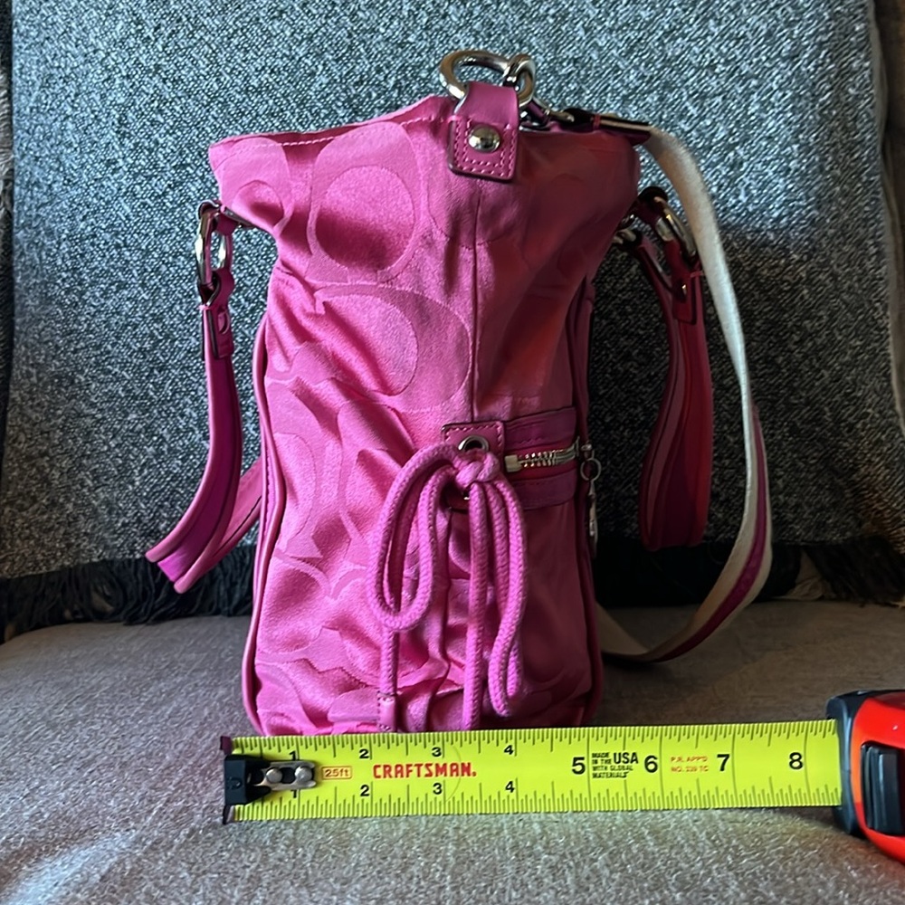 Coach Poppy Pink Shoulder Bag - Picture 3 of 7